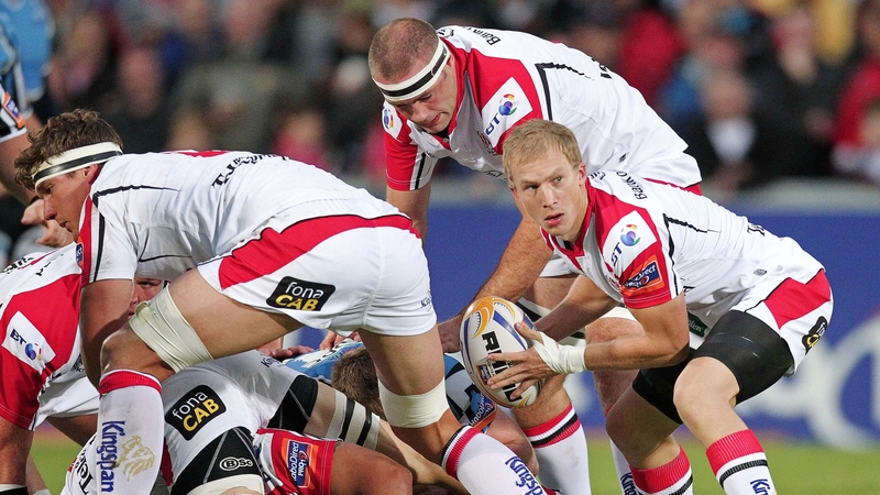 Michael Heaney (right) is to remain with Ulster for the season