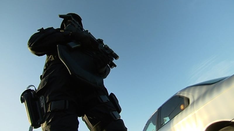 The suspects were arrested by armed gardaí