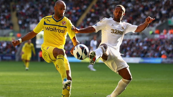 Reading were pegged back by two second-half Swansea goal