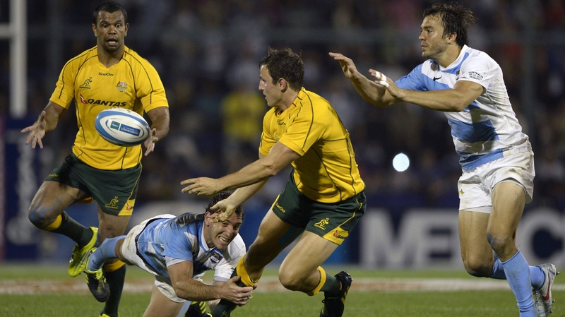 Mike Harris scored 20 points for Australia as they defeated Argentina in Rosario