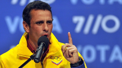 Henrique Capriles claimed the government had lied to Venezuelans