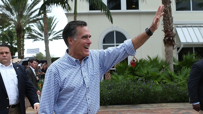 Mr Romney is closing in on Barack Obama in the polls