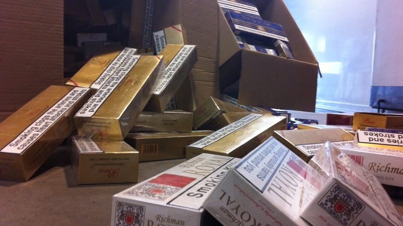 The cigarettes were found at Dublin Port in a refrigerated trailer