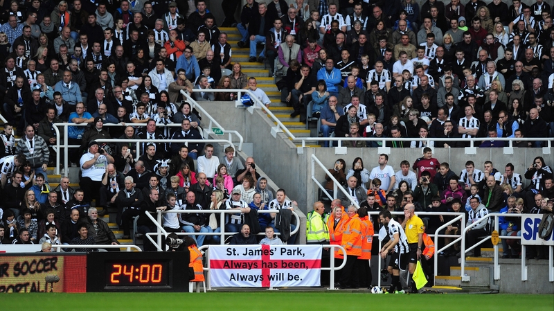 Newcastle fans will be delighted that St James' Park has reverted to its original name