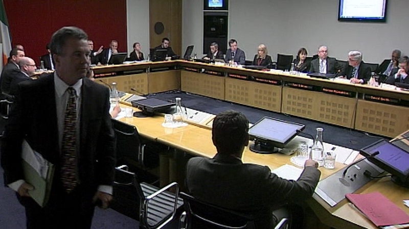 Sean Fleming walked out of the PAC meeting in protest against health official comments