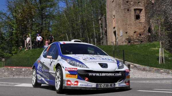Craig Breen in action at the Tour de Corse