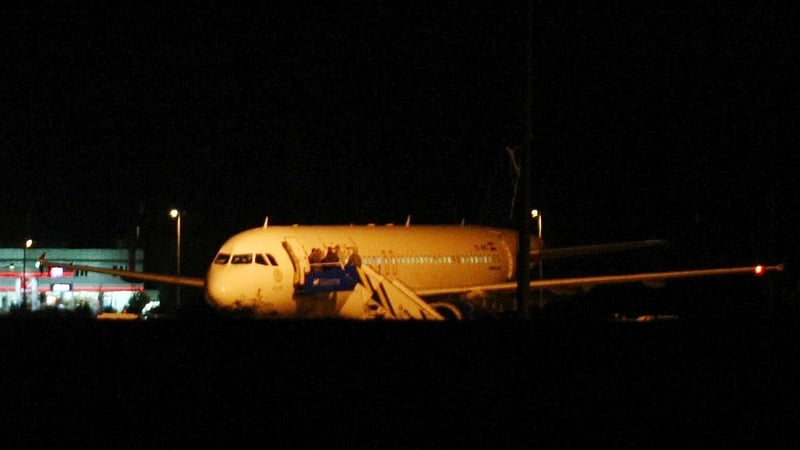 Authorities seized some cargo from the plane