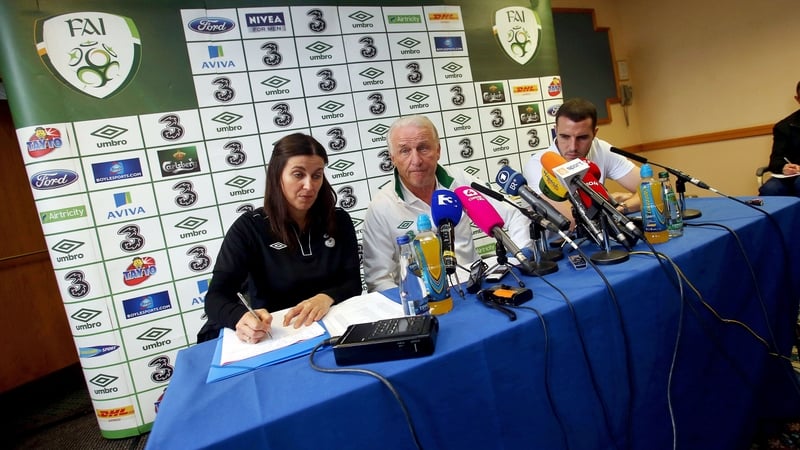 Jonathan Walters got the nod from Giovanni Trapattoni to lead the Ireland attack