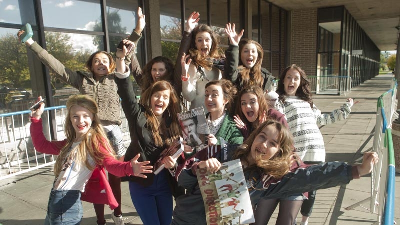 The fans are arriving early