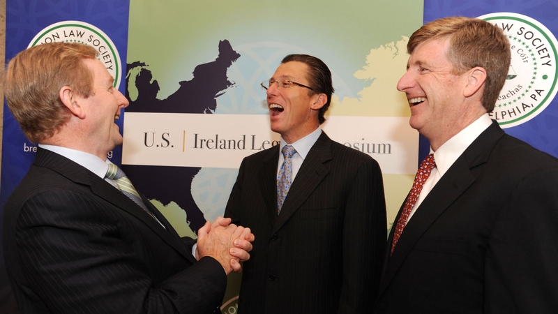 Enda Kenny spoke at the Brehon Law Society Symposium in Philadelphia (Pic: Liam Sweeney)