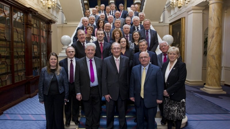Today’s inaugural session took place behind closed doors in the Leinster House Seanad chamber