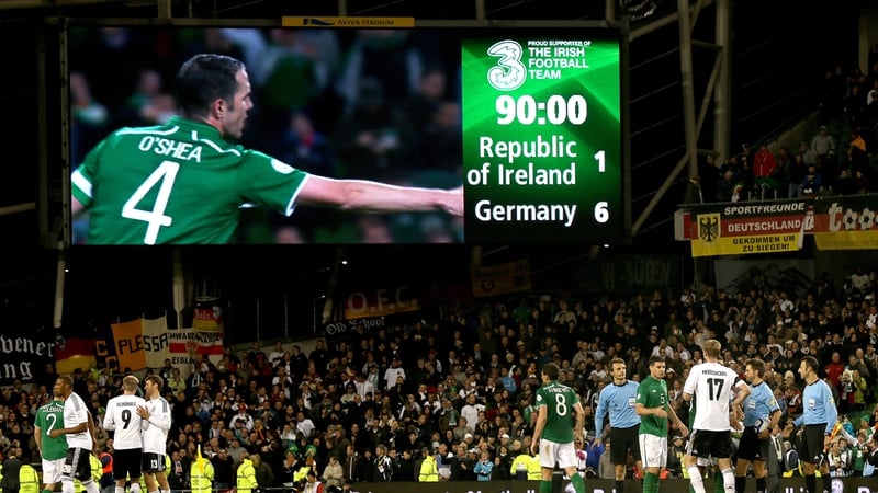 Eamon Dunphy said Ireland's new management team would make a difference from Germany 6-1 rout in the World Cup 2014 qualification