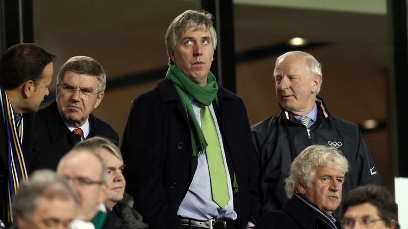 As of now, John Delaney is happy to remain on as boss of the FAI