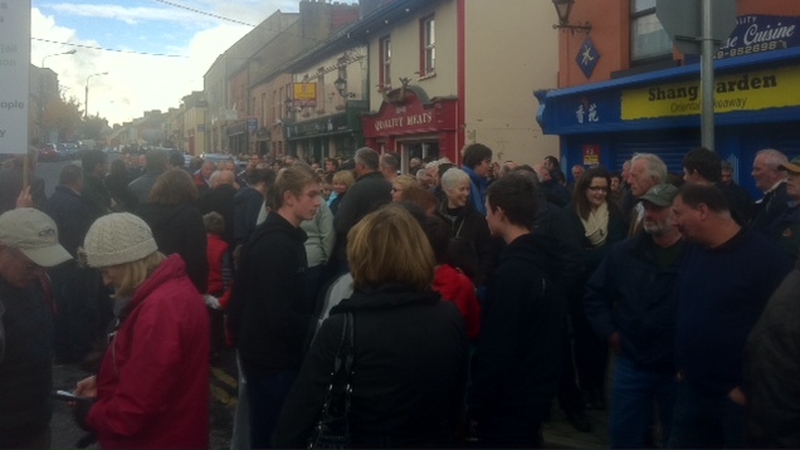 About 5,000 people gathered for the demonstration