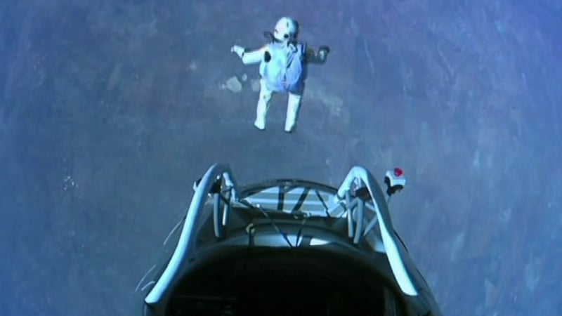 Felix Baumgartner jumped from over three times the average cruising altitude for jets