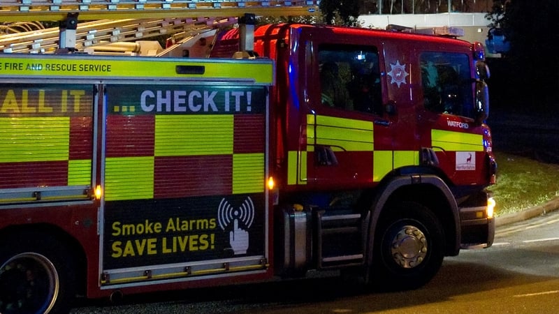 Firefighters managed to rescue Liam Timbrell from the first floor flat following the blaze