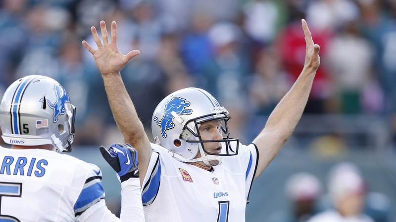 Jason Hanson was the hero for the Detroit Lions on Sunday