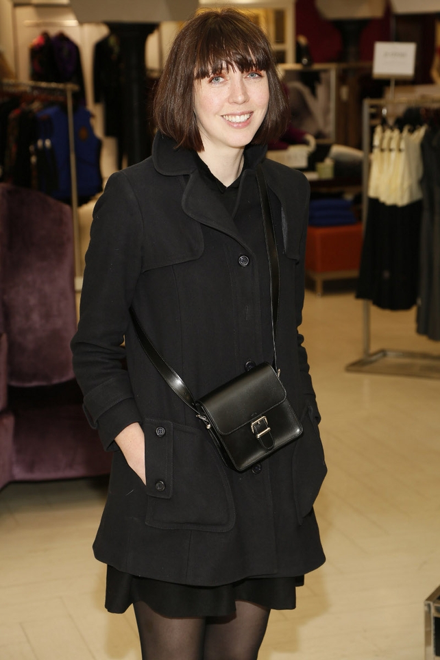 Sarah Doyle at the launch of Irish designer Peter O'Brien's third collection for Arnotts