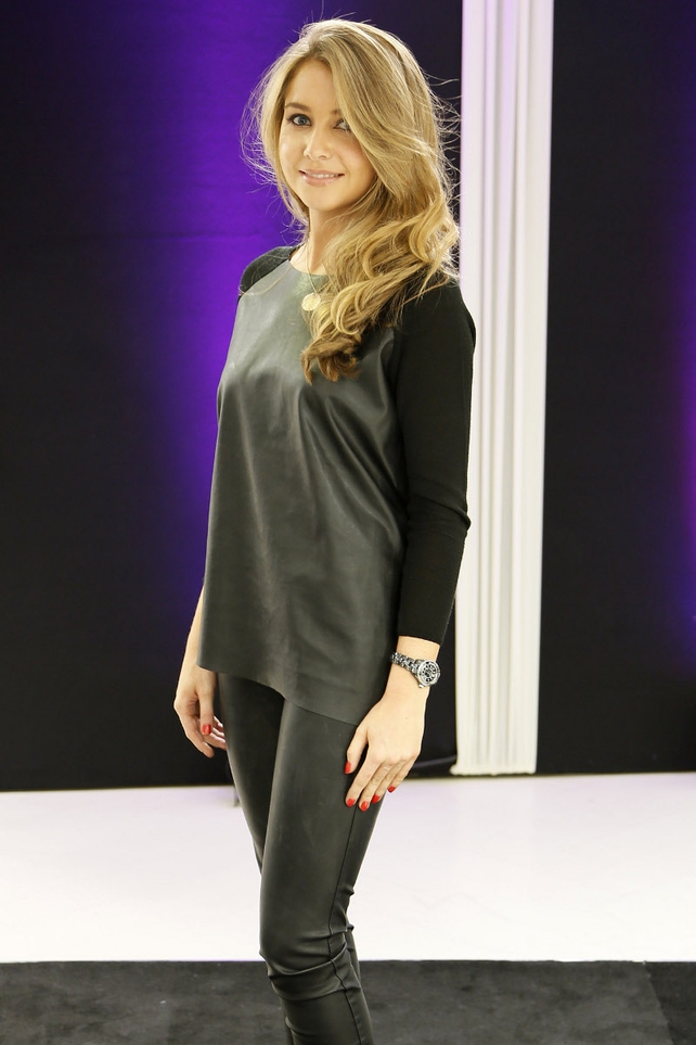 Kate Appleby at the launch of Irish designer Peter O'Brien's third collection for Arnotts