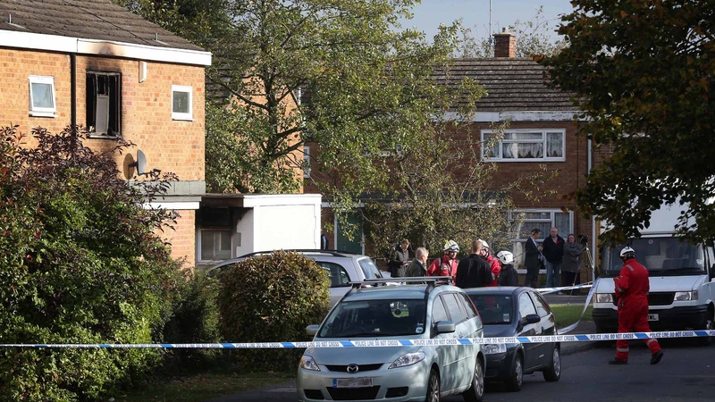 Police are treating the fire in Harlow as suspicious