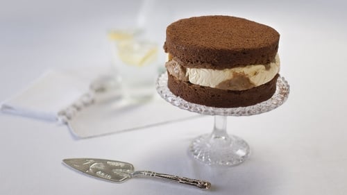 A gorgeously indulgent cake from Rachel Allen, what could be a better match than chocolate and toffee?