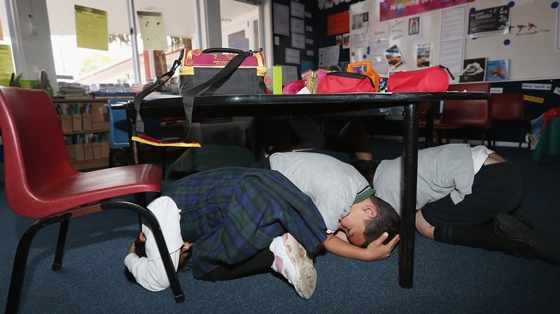 Radio stations in the US, southern Italy and Central Asia announced that an earthquake was happening