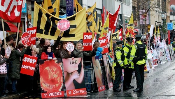 Precious Life organised today's protest in Belfast