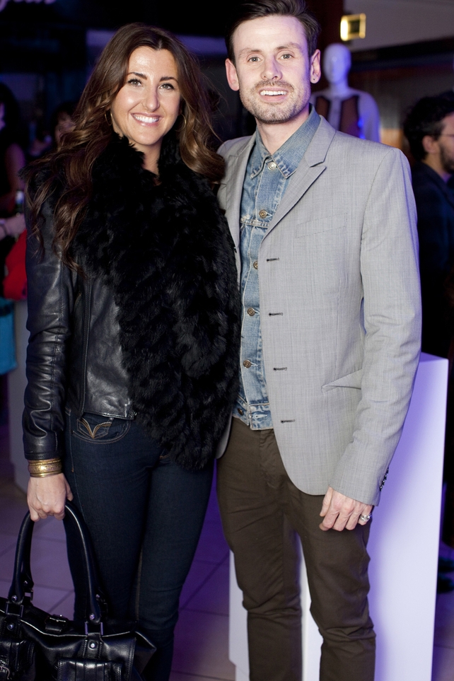 Trish Fallon & Paul Davey at the Peroni Moda Awards