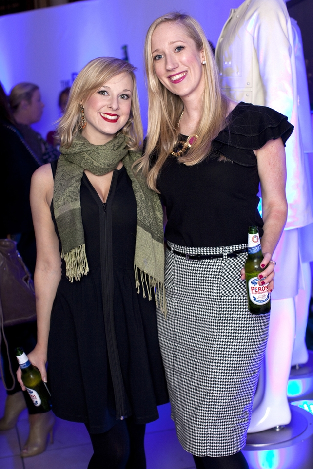 Niamh Bradley & Liv Morgan at the Peroni Moda Awards