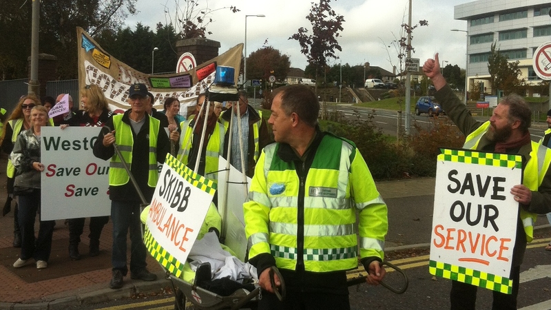 West Cork SOS group handed letter to HSE after four-day stretcher push