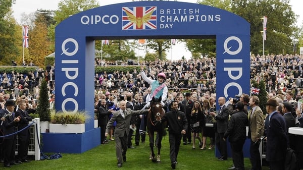 Frankel and Tom Queally takes the plaudits after their Champions Day victory