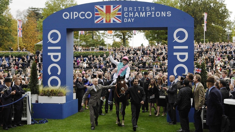 Tom Queally celebrates on board Frankel for the last time at Ascot in 2012