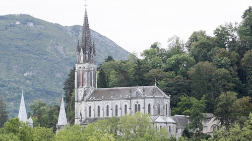 The basilica was not affected by yesterday's flooding