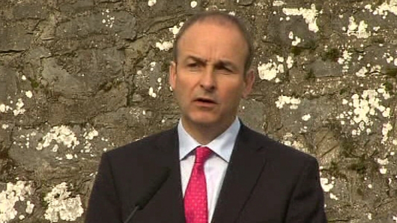 Micheál Martin said things were getting worse in the North in many areas