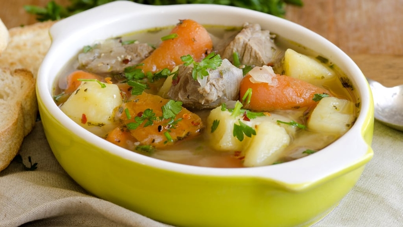Irish stew has been named one of the world's top food experiences