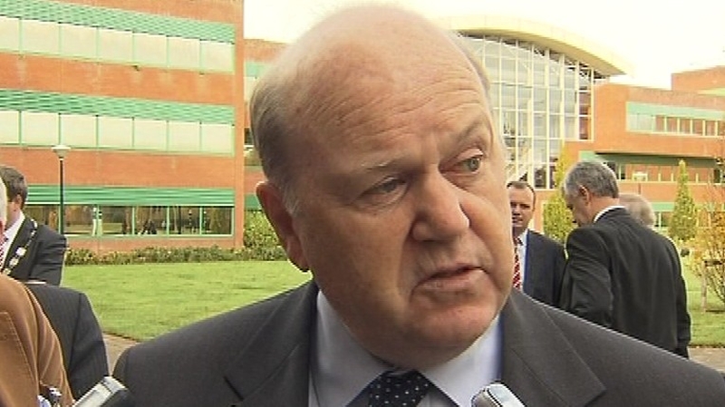 Michael Noonan said: 'Because a deal is likely, (the Government) is unlikely to pay'