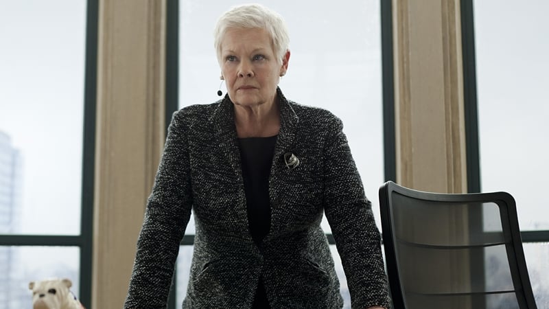 Judi Dench's M is right at the centre of the story here