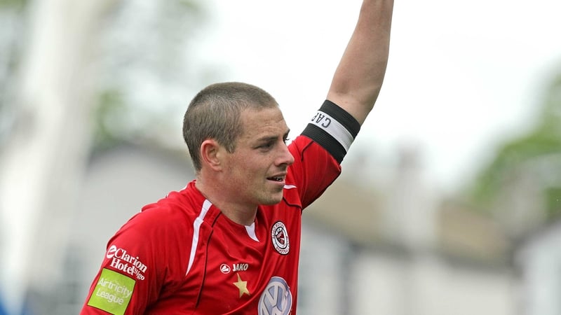 Danny Ventre was on target for the home side at the Showgrounds