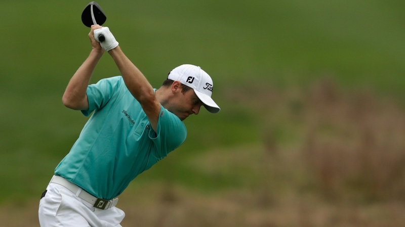 Michael Hoey is tied in fourth place with McIlroy