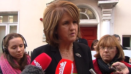 Joan Burton said the Irish people had made 'tremendous sacrifices'