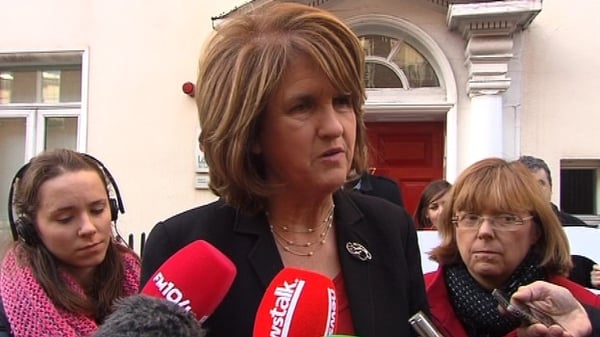 Joan Burton said the Irish people had made 'tremendous sacrifices'