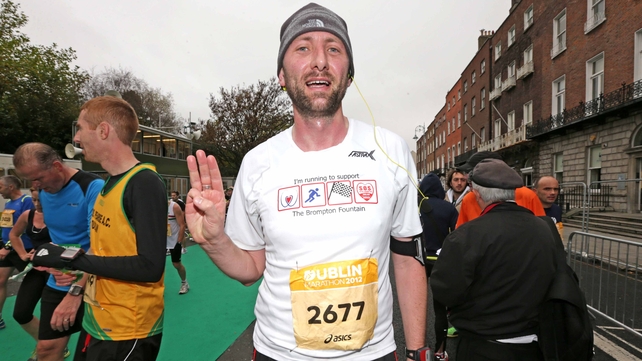 The streets of Dublin saw Andrew Fassnidge complete his third marathon in two weeks