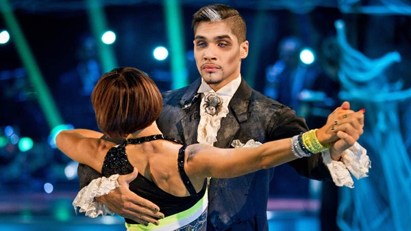 Louis Smith with dancing partner Flavia Cacace