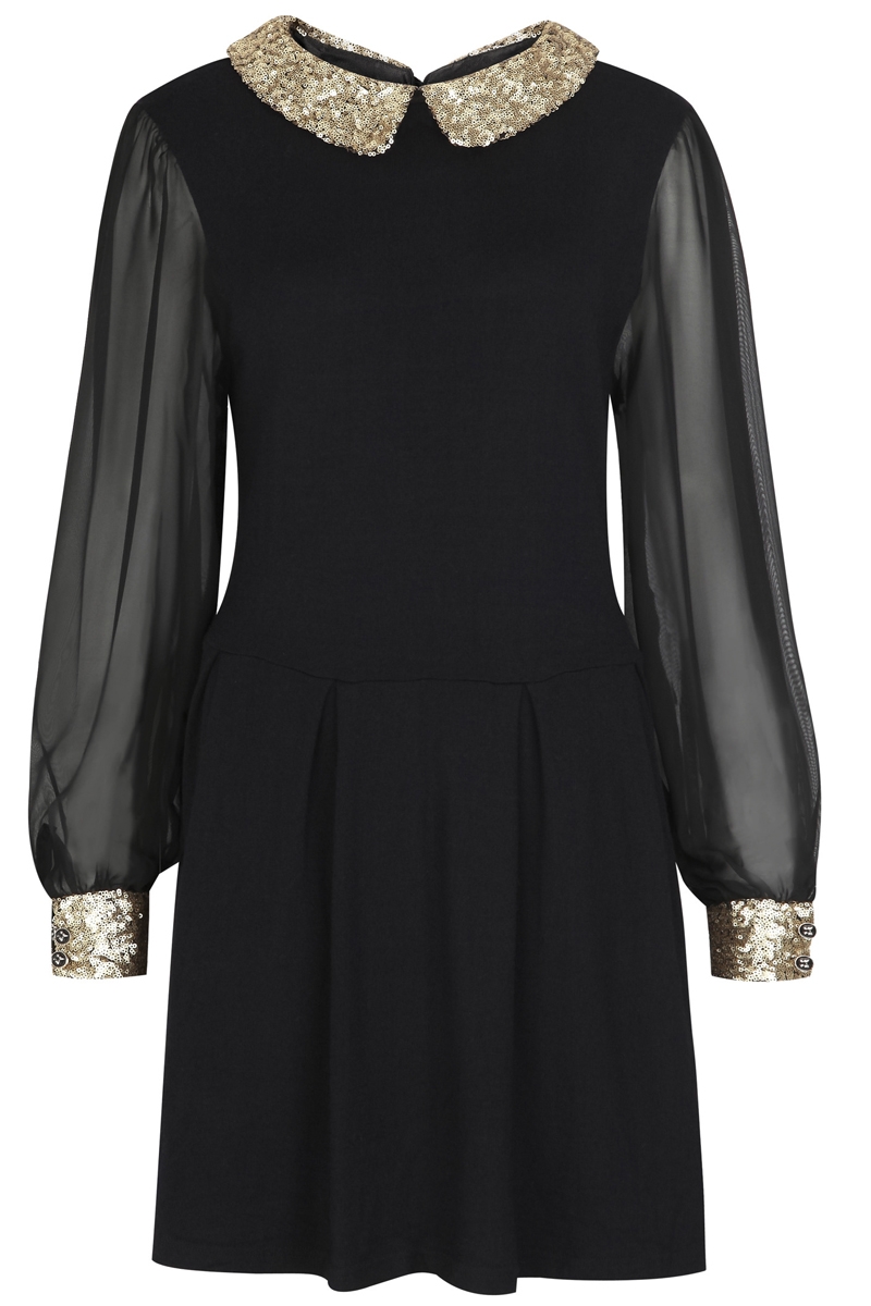 Sequin collar dress €22 Pennys