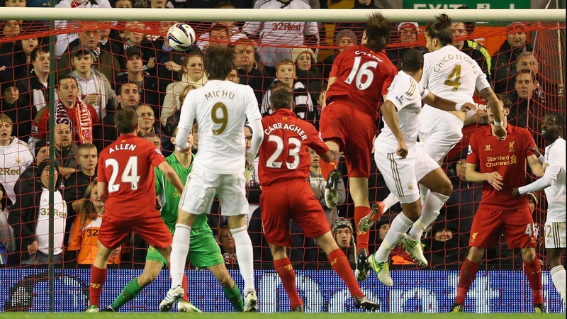 Chico Flores headed Swansea in front in the first half