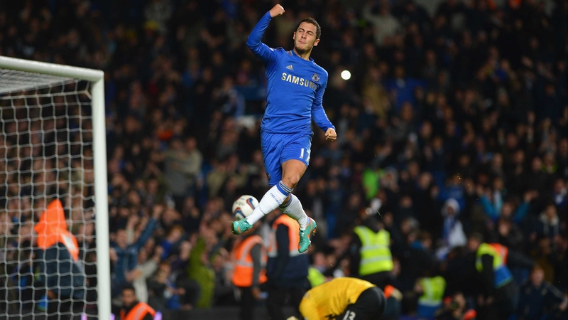 Eden Hazard's penalty deep in injury time brought the game into extra time
