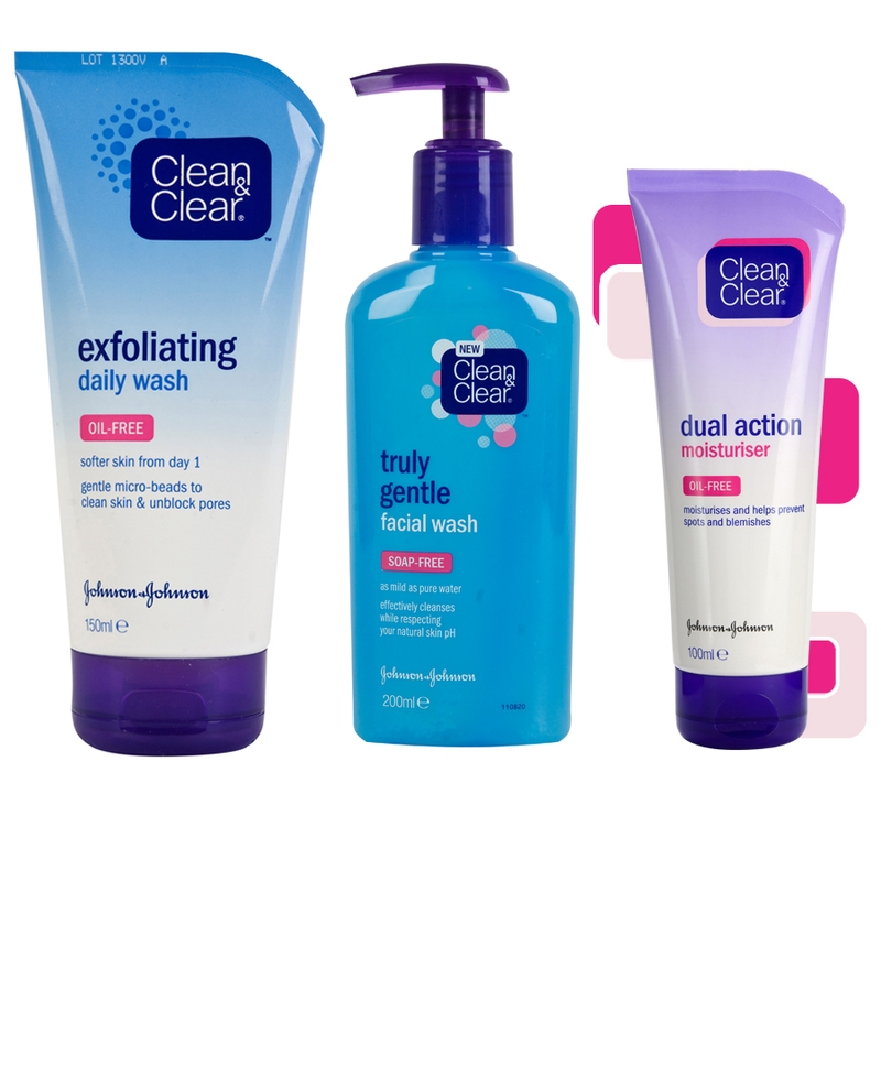 Clean & Clear goody bag worth €100 to giveaway
