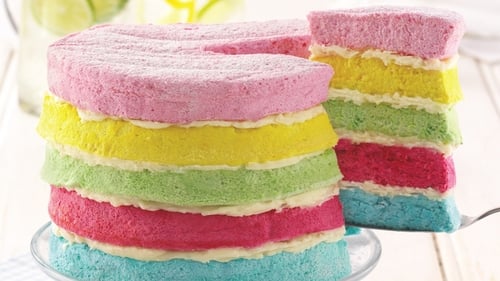 Rainbow Layer Cake