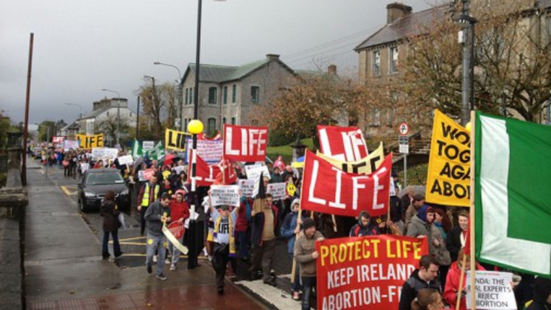 Organisers Youth Defence said there was no appetite in Ireland for abortion legislation