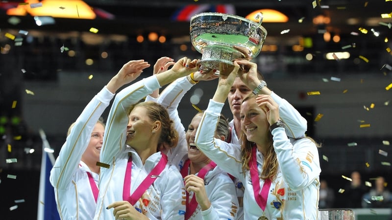 Today's win is the Czechs' seventh Fed Cup overall